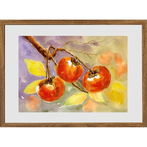 Tranh Màu Nước -Thu Về - ADC97