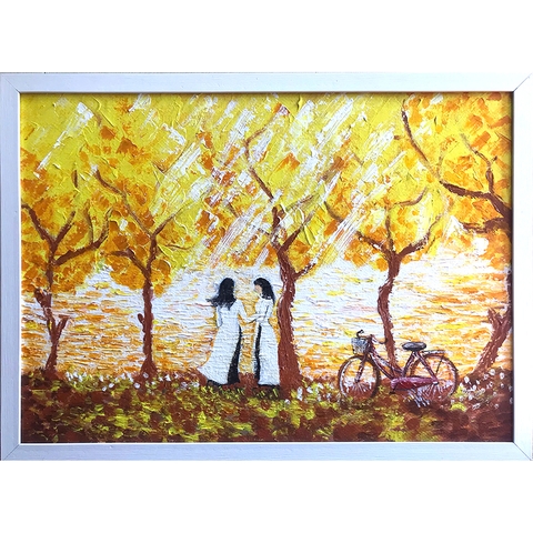 Tranh Acrylic - Bên Hồ - ADC148