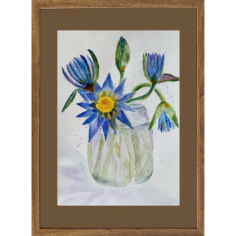 Tranh Màu Nước - Hoa Súng - ADC16