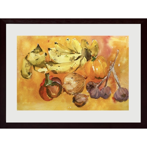 Tranh Màu Nước - Hoa Trái Vườn Nhà - ADC20