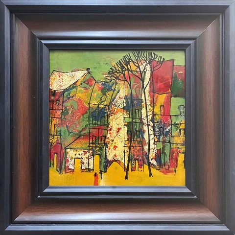 Tranh Sơn Mài - Phố 2 - ADC74