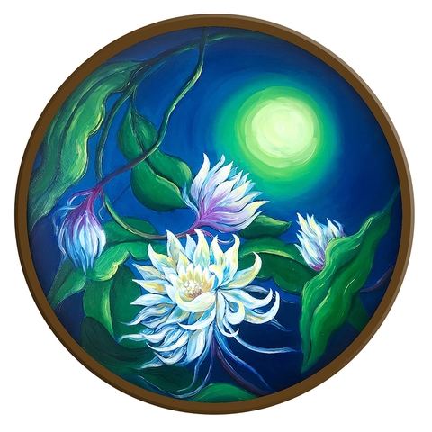 Tranh Sơn Dầu - Trăng Soi - ADC82