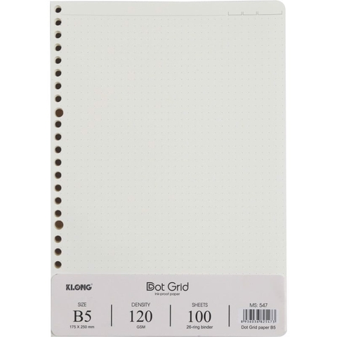 Ruột Sổ Còng B5 K.Long 100 Tờ TP547