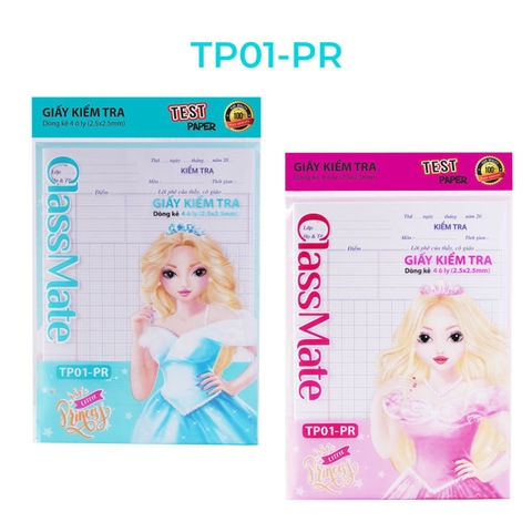 Giấy Kiểm Tra Cấp 1 ClassMate TP01-PR