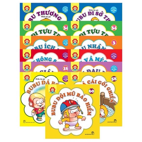 Combo Bé Học Lễ Giáo - Bubu (59 cuốn)