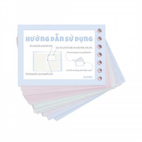 Tập Thẻ Ghi Chú K.Long Binder Card 80 Tờ A7 TP910