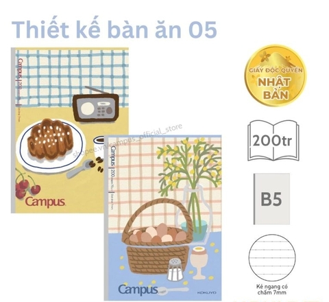 Vở Kẻ Ngang B5 Japan Paper JP Illustrator Có Chấm 0957 200Tr