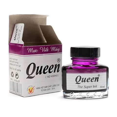 Mực Viết Máy Queen - Màu Tím