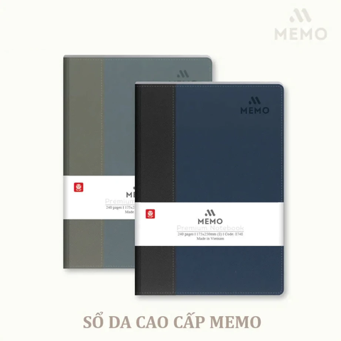 Sổ Bìa Da Hải Tiến Memo 6 8731 200Tr