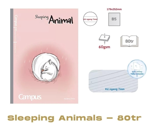 Vở Kẻ Ngang Campus NB-B5L80SA-B 2128 80Tr