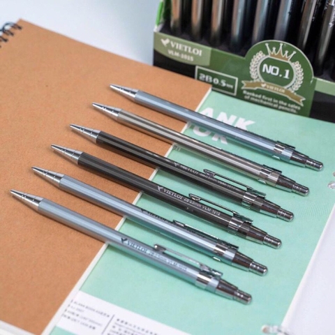 Bút Chì Kim Thân Sắt 2B Ngòi 0.5mm VLM-1015