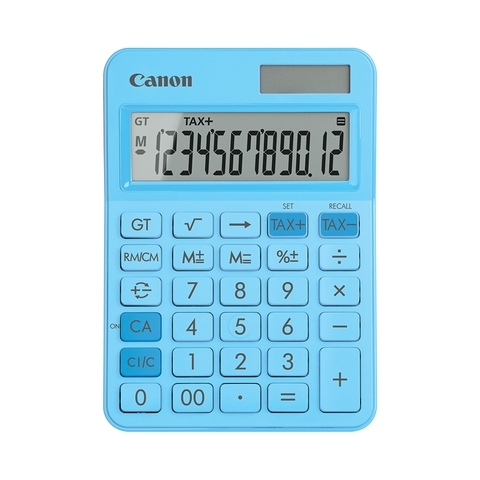 Máy Tính Cầm Tay Canon 12 Số LS-125T Màu Xanh Nhạt
