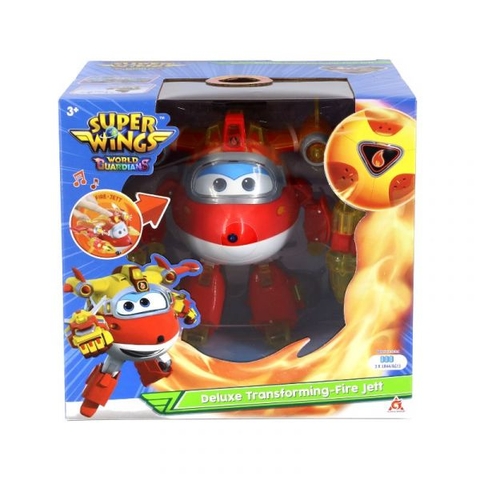 Đồ Chơi Robot Biến Hình Siêu Vệ Binh Jett Tia Chớp Có Đèn Và Âm Thanh YW760921