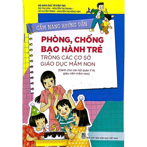 Cẩm nang hướng dẫn phòng, chống bạo hành trẻ trong các cơ sở giáo dục mầm non