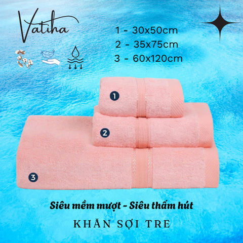 Khăn Bamboo - Hồng