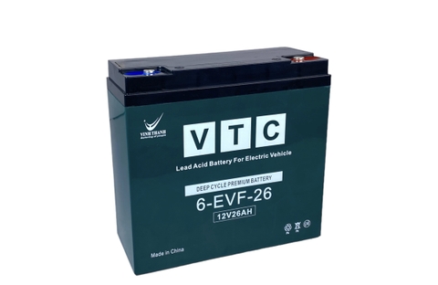Bình ắc quy VTC 6-EVF-26 (12V - 26AH)