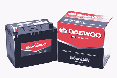 ẮC QUY Ô TÔ DAEWOO 80D26R