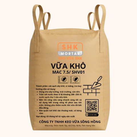 Vữa khô SHV01 - Bao Jumbo