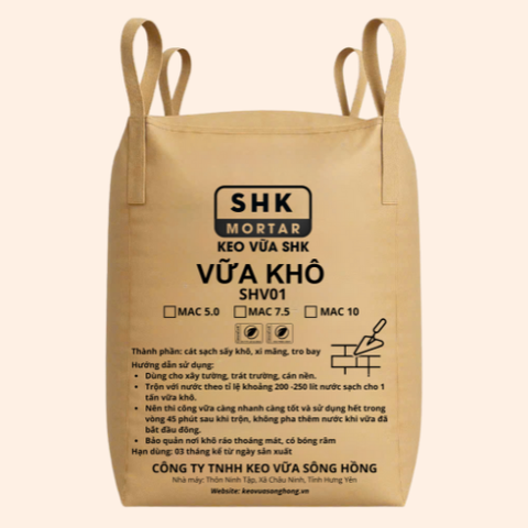 Vữa khô trộn sẵn - Bao Jumbo