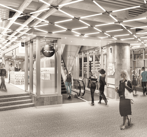 Phối cảnh tổng thể của mặt bằng CG