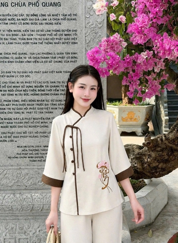 Đồ lam dây cột thêu chữ