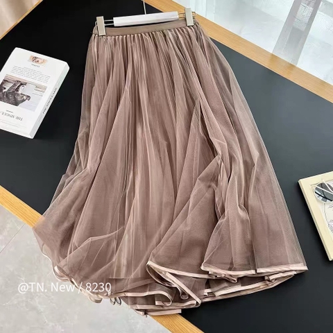 Chân váy quảng châu phối lưới