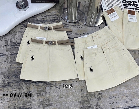 JVN3 quần váy thêu ngựa 3416