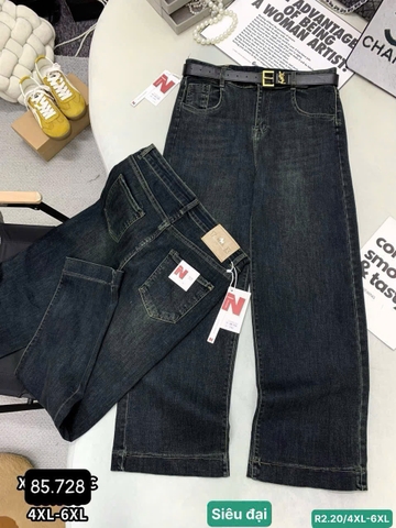 JC11 jean siêu đại đen tag nâu nhạt sau 85728