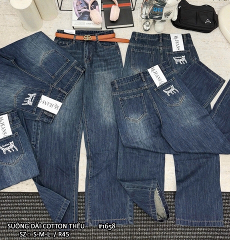 J22 xuông dài catton wash màu đậm 1658
