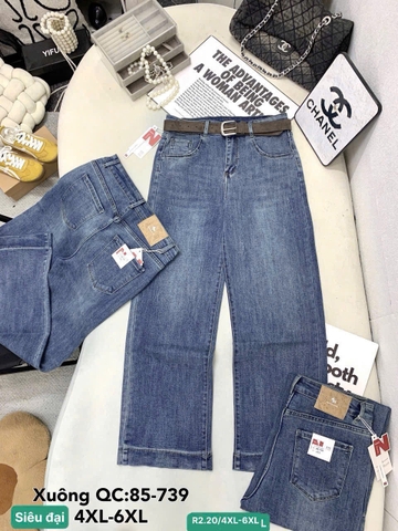 JC15 Jean siêu đại xuông tag nâu nhạt sau 85739