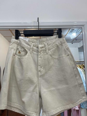 Quần short thêu ngựa túi sau