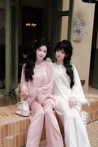 Đồ lam lụa nút tàu cổ tròn tay lông