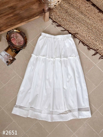 Chân váy trắng 2655