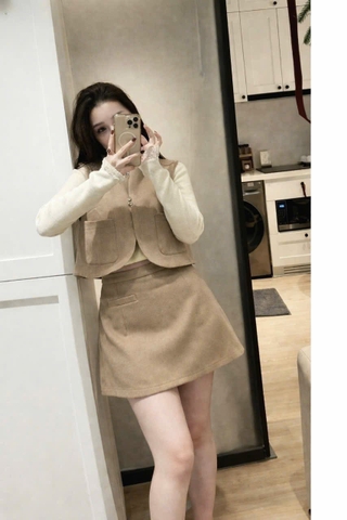 Set 3 món dạ lông ghile cao cấp