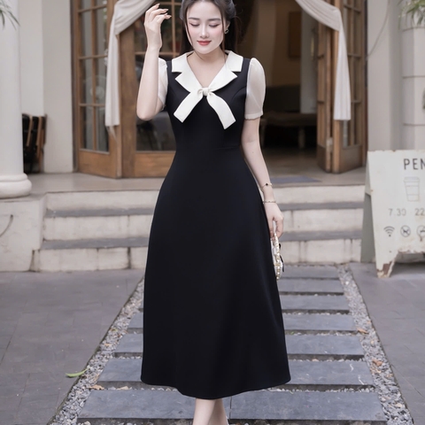 Đầm thanh lịch thiết kế đi làm đi tiệc lịch sự kín đáo cao cấp sang trọng