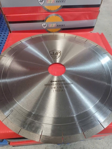 Lưỡi cắt gạch jp 350 móc câu trắng lỗ trục 50