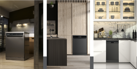 Bộ Sưu Tập Máy Rửa Chén Malloca “Black Steel” Sang Trọng