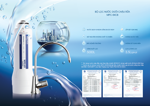 Thiết Bị Lọc Nước Malloca Mpc5kcb - Nước Lọc Chuẩn Nhật Sống Khỏe An Lành