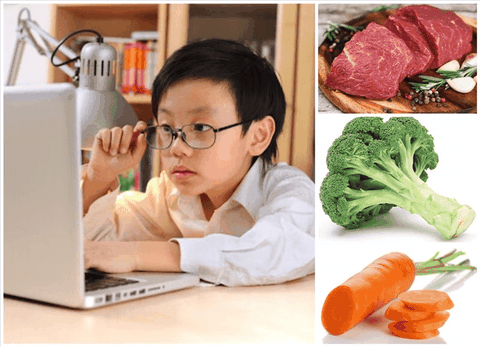 Thực phẩm tốt cho mắt trẻ – bố cần biết
