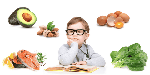 Top thực phẩm giàu Lutein & Choline cho bé