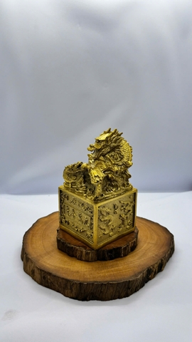 Ấn rồng cửu long đồng nguyên chất