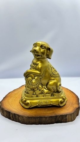 Chó bệ đồng 12 con giáp 16cm