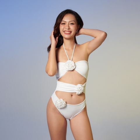 Bộ đồ bơi Julia màu trắng - Julia white swimsuit Mily.beach