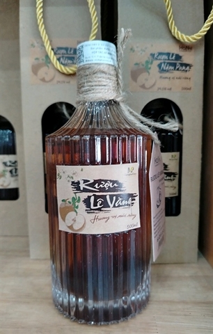 Rượu lê Tây Bắc (Chai thủy tinh 500ml, )