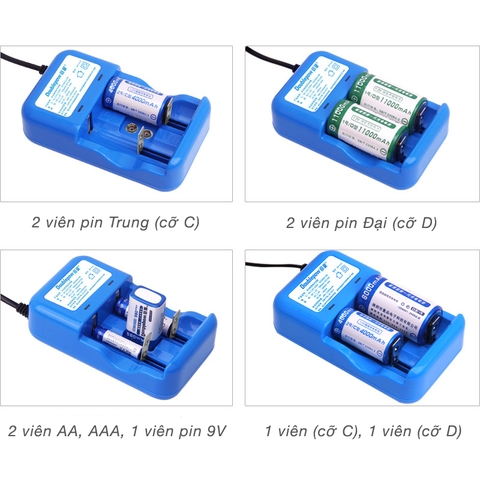 Bộ sạc pin Doublepow K32 đa năng