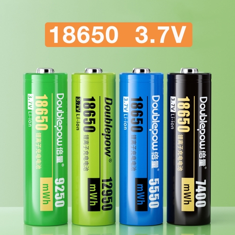 Pin sạc 18650 Doublepow Lithium 3.7V 2500mAh