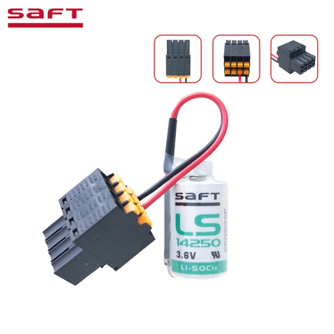 Pin SAFT LS14250 3.6V 1/2AA 1200mAh nối giắc