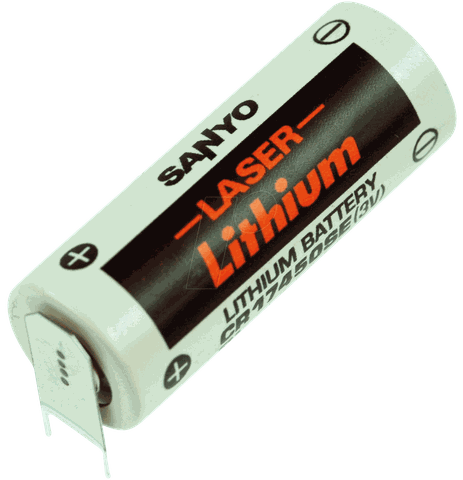 Sanyo CR17450SE, Pin nuôi nguồn 3V 2500mAh hàn chân