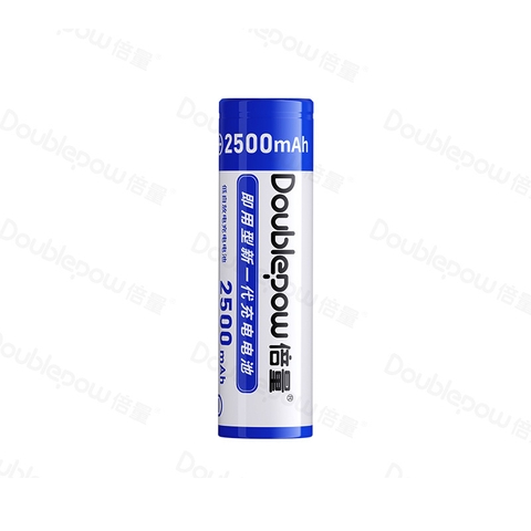 Pin sạc 18650 Doublepow Lithium 3.7V 2500mAh