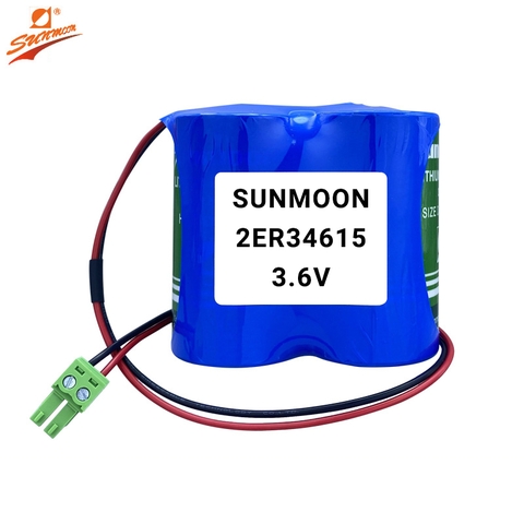 Sunmoon 2ER34615, Pin nuôi nguồn 3.6V 19Ah (Bộ 2 viên)